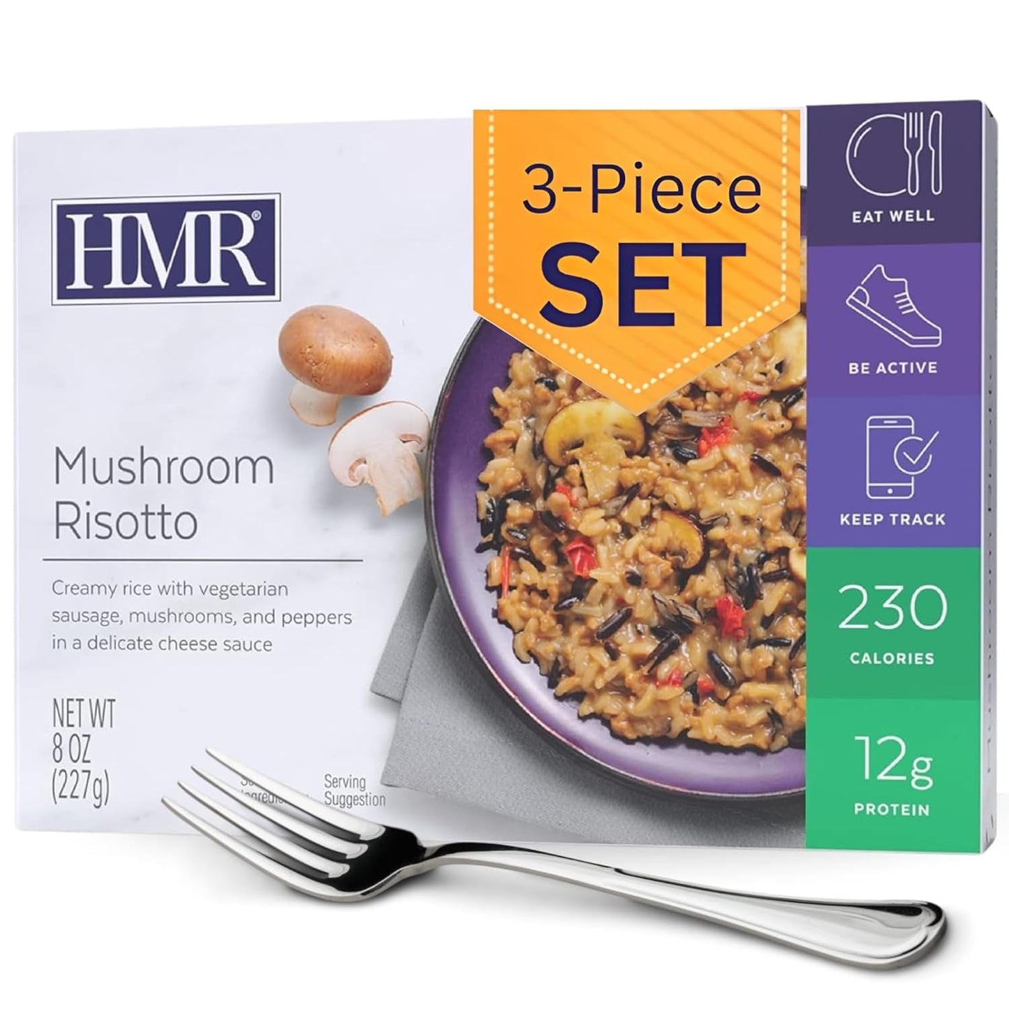 HMR Rotini Chicken Alfredo – Ready-to-Eat Meal (Pack of 3)