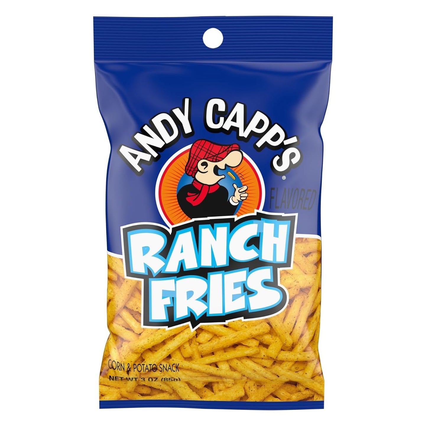 Andy Capp’s Hot Fries – Spicy Corn Snacks (3 oz, 7 Pack)