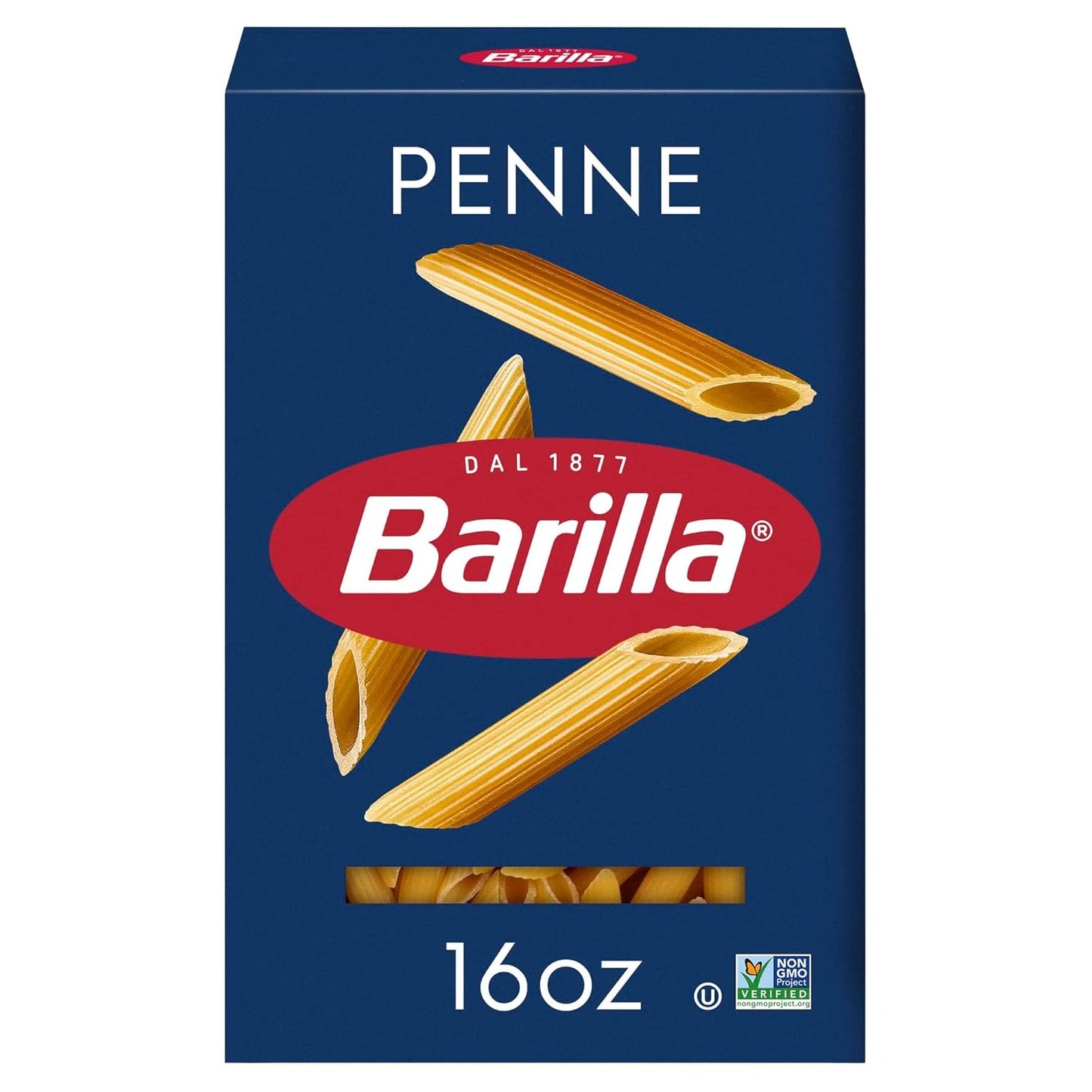 Barilla Penne Pasta – Non-GMO Durum Wheat Semolina, Kosher Certified (16 oz, Pack of 3)